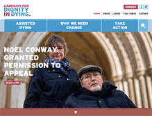 Tablet Screenshot of dignityindying.org.uk